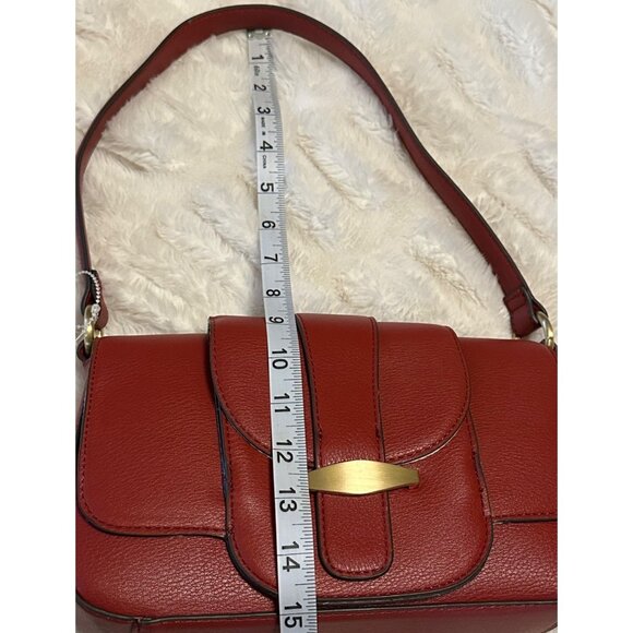 Women's Wal-Mart Stores Red MIA Shoulder Bag w/Snap Button One Size (NEW-Other) - Picture 6 of 15
